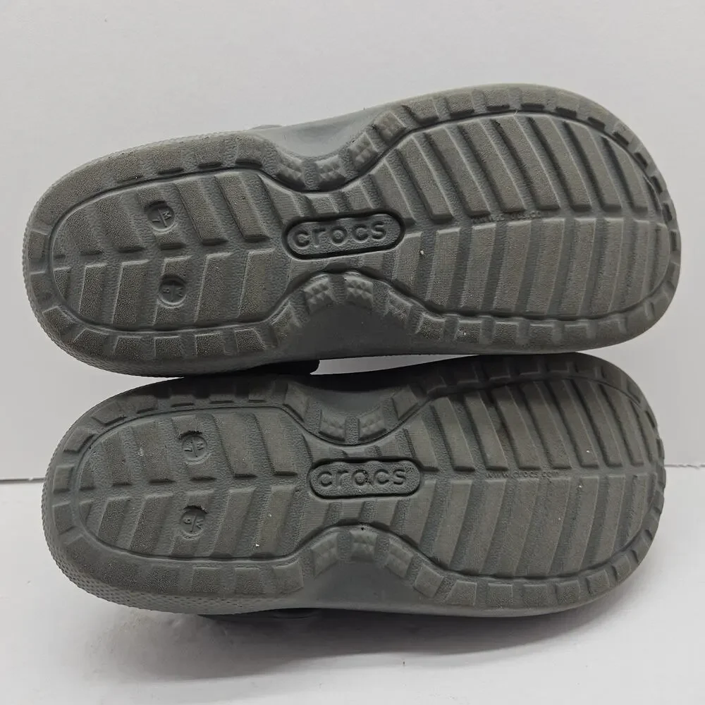 Crocs Classic Clogs Faux Fur Lined 203591 Mens Sz 7 Women's Sz 9 Dual Comfort - Picture 7 of 8